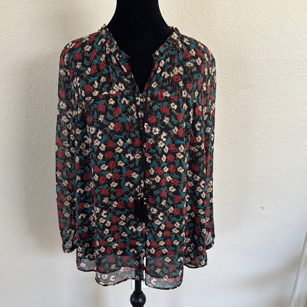Daniel Rainn Multicolor Floral Blouse